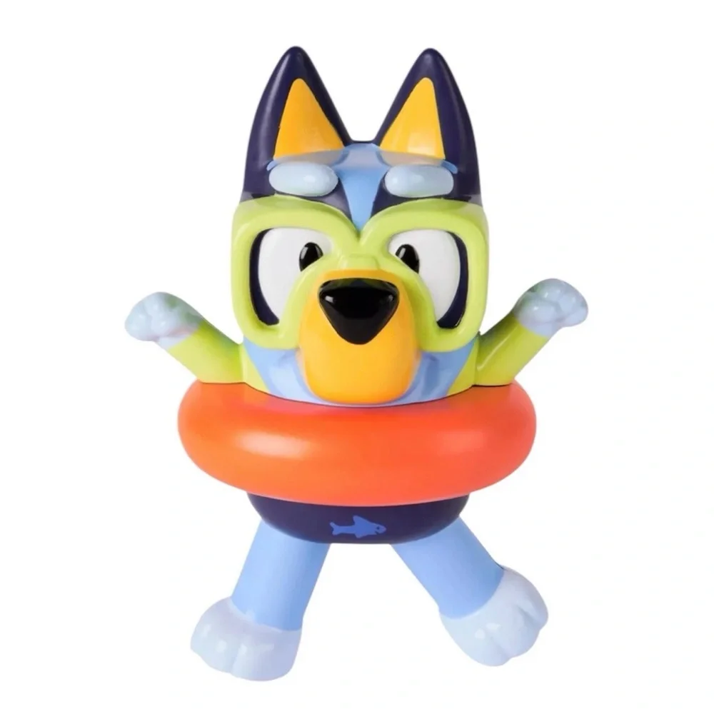 SwimWays Bluey Floatin' Figures - Blue and Orange Swim with Bluey! 😍 New in Box